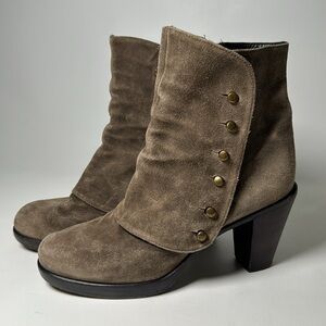 Fiorentini + Baker Heeled Suede Boots - sz 41
